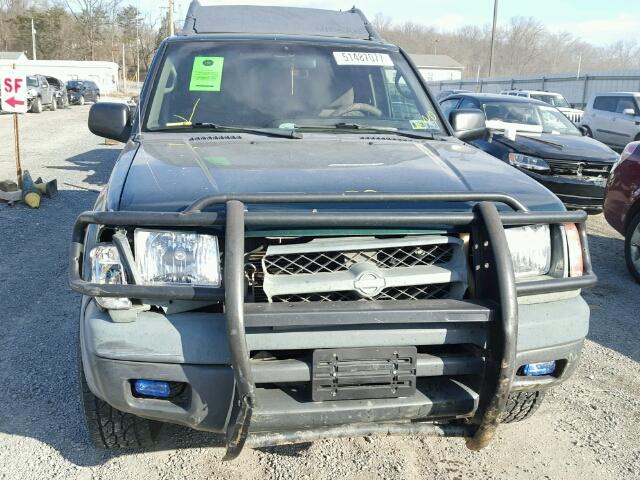 5N1ED28Y7YC553850 - 2000 NISSAN XTERRA XE GREEN photo 7