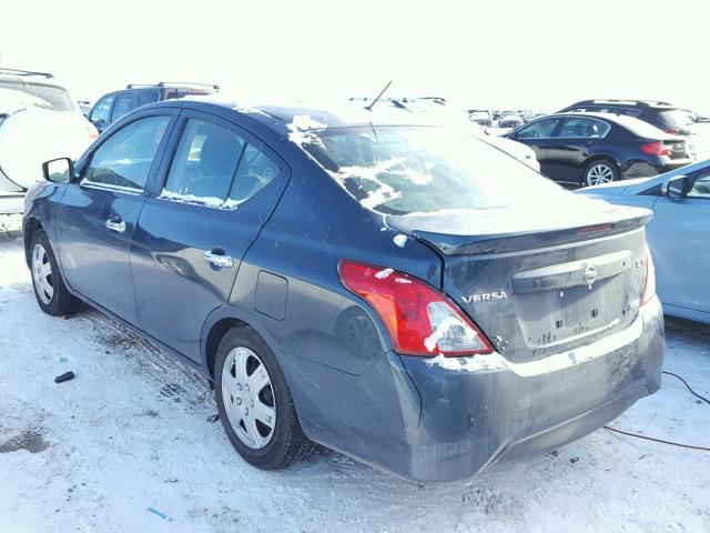 3N1CN7AP1GL839416 - 2016 NISSAN VERSA S GRAY photo 3