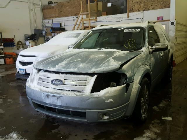 1FMDK03W48GA01730 - 2008 FORD TAURUS X L BLUE photo 2