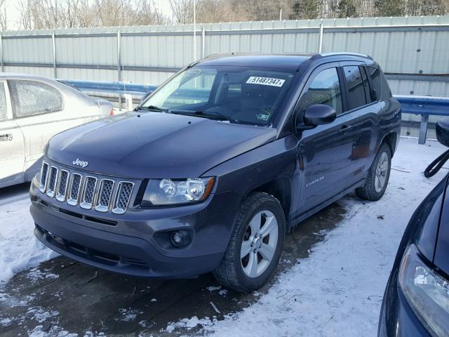 1C4NJDEB8ED885777 - 2014 JEEP COMPASS LA GRAY photo 2