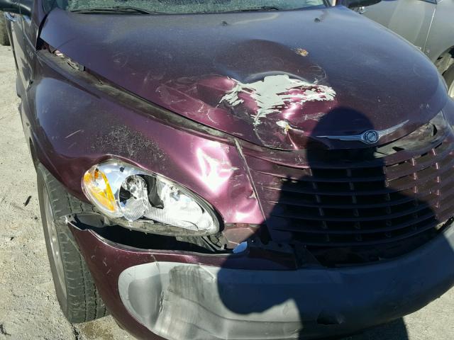 3C8FY4BB81T599788 - 2001 CHRYSLER PT CRUISER PURPLE photo 9