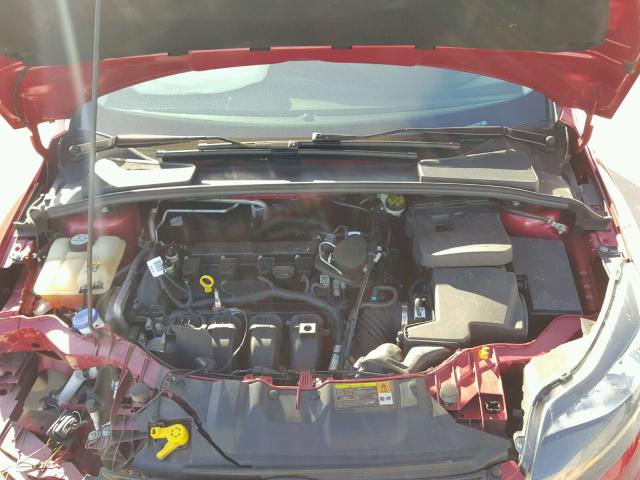 1FAHP3N21CL231556 - 2012 FORD FOCUS TITA RED photo 7