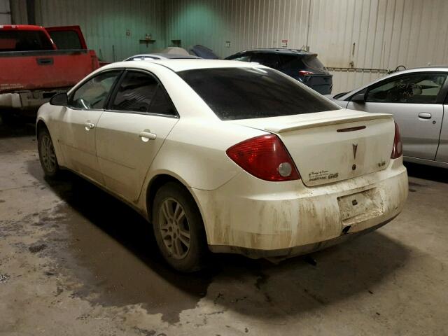 1G2ZG558164264963 - 2006 PONTIAC G6 SE1 WHITE photo 3