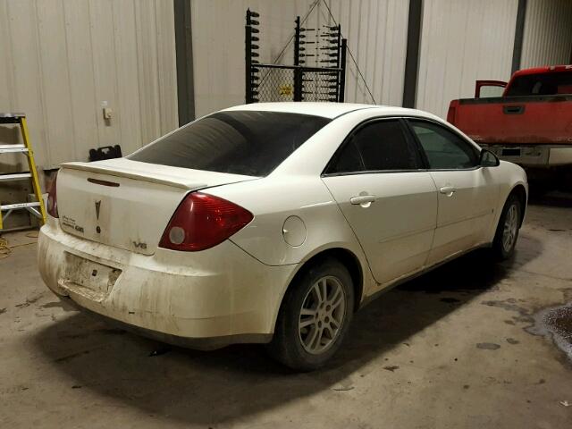 1G2ZG558164264963 - 2006 PONTIAC G6 SE1 WHITE photo 4