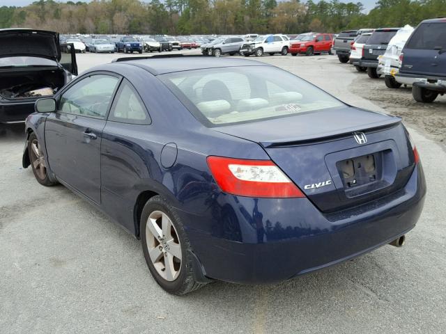 2HGFG12826H546349 - 2006 HONDA CIVIC EX ლურჯი ფოტო 3