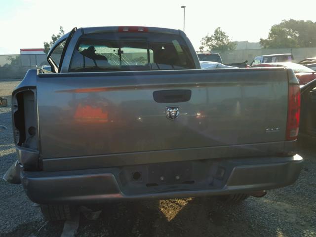 1D7HA18D55J522725 - 2005 DODGE RAM 1500 S GRAY photo 10