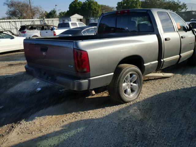 1D7HA18D55J522725 - 2005 DODGE RAM 1500 S GRAY photo 4