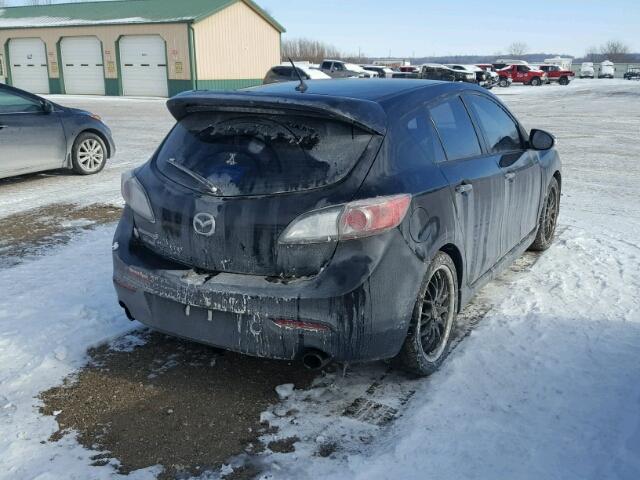 JM1BL1L35C1572739 - 2012 MAZDA SPEED 3 BLACK photo 4
