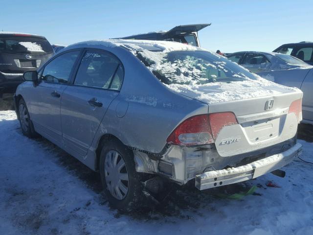 2HGFA16359H324392 - 2009 HONDA CIVIC VP SILVER photo 3