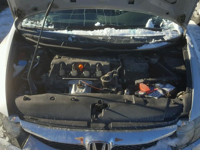 2HGFA16359H324392 - 2009 HONDA CIVIC VP SILVER photo 7