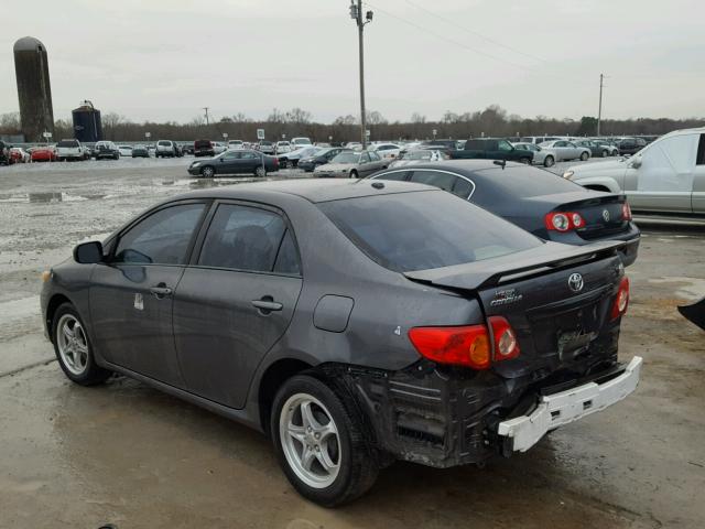 JTDBL40E599048024 - 2009 TOYOTA COROLLA BA GRAY photo 3