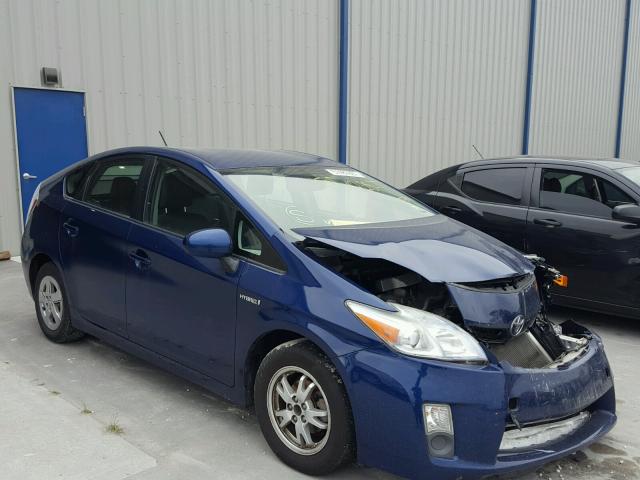 JTDKN3DU4A0095012 - 2010 TOYOTA PRIUS BLUE photo 1