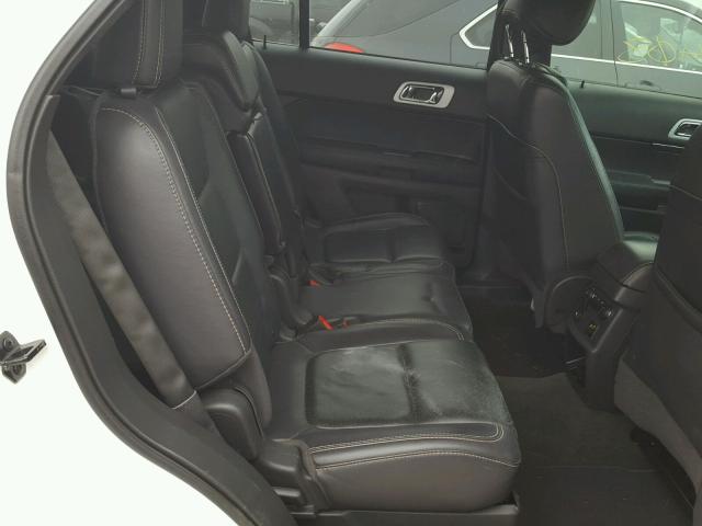 1FM5K8GT6DGC60524 - 2013 FORD EXPLORER S WHITE photo 6