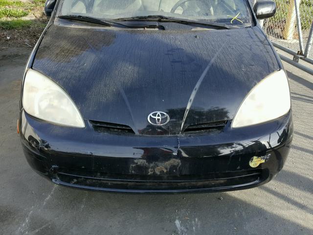 JT2BK18U730084296 - 2003 TOYOTA PRIUS BLACK photo 7