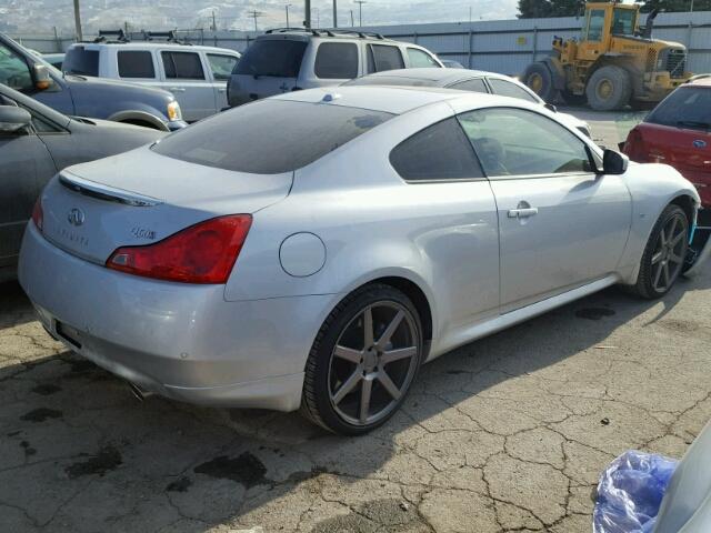 JN1CV6EL3FM890714 - 2015 INFINITI Q60 JOURNE SILVER photo 4