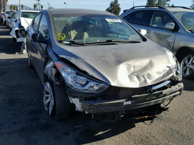 5NPDH4AE6DH213619 - 2013 HYUNDAI ELANTRA GL GRAY photo 1