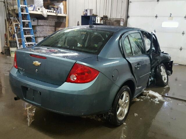 1G1AT58H697132020 - 2009 CHEVROLET COBALT LT BLUE photo 4