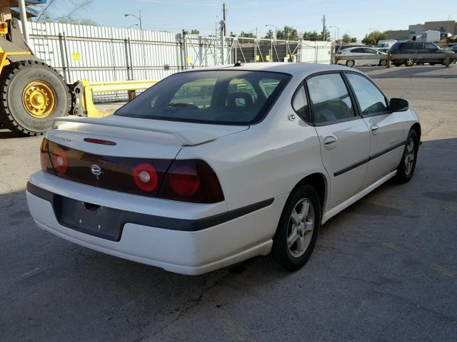 2G1WH52K939317728 - 2003 CHEVROLET IMPALA LS WHITE photo 4