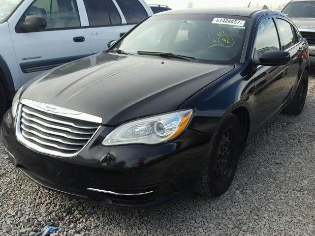 1C3CCBAB5EN124411 - 2014 CHRYSLER 200 LX BLACK photo 2