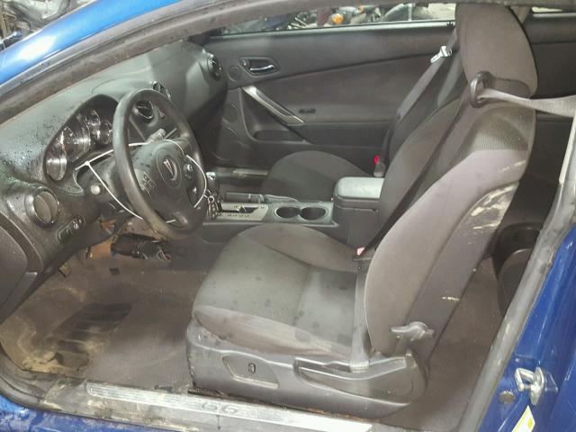 1G2ZH158164286886 - 2006 PONTIAC G6 GT BLUE photo 5