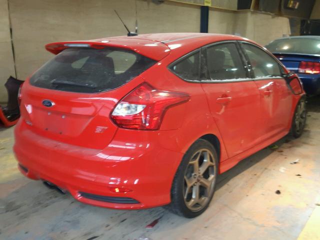 1FADP3L97DL364676 - 2013 FORD FOCUS ST RED photo 4