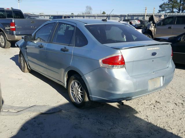 1FAHP35N98W228386 - 2008 FORD FOCUS SE SILVER photo 3