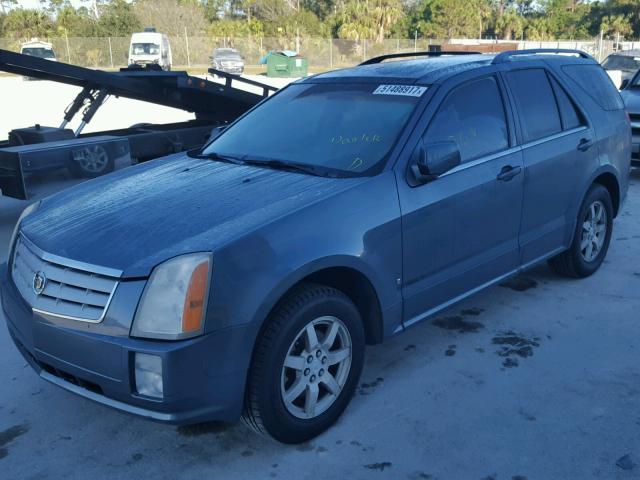 1GYEE637760148734 - 2006 CADILLAC SRX BLUE photo 2