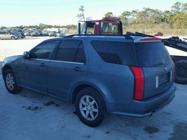 1GYEE637760148734 - 2006 CADILLAC SRX BLUE photo 3