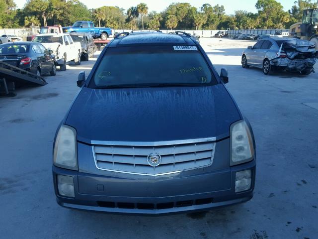 1GYEE637760148734 - 2006 CADILLAC SRX BLUE photo 9