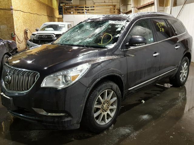 5GAKVBKD2HJ223797 - 2017 BUICK ENCLAVE GRAY photo 2