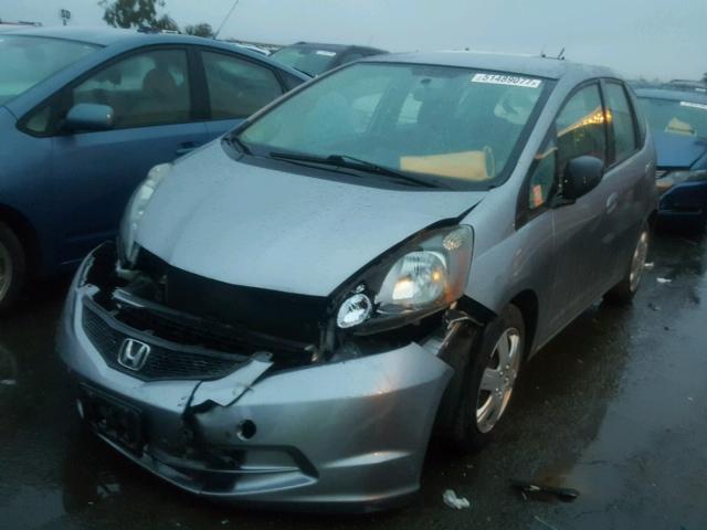 JHMGE8H21AS010710 - 2010 HONDA FIT SILVER photo 2