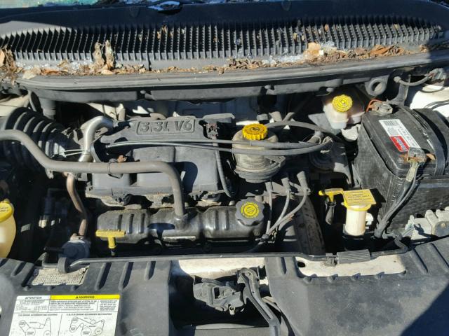 1B4GP253X1B221939 - 2001 DODGE CARAVAN SE WHITE photo 7