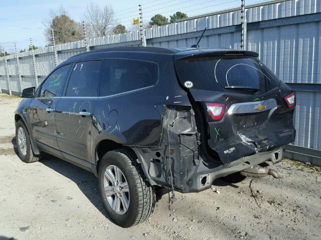 1GNKRGKD4EJ276696 - 2014 CHEVROLET TRAVERSE L GRAY photo 3