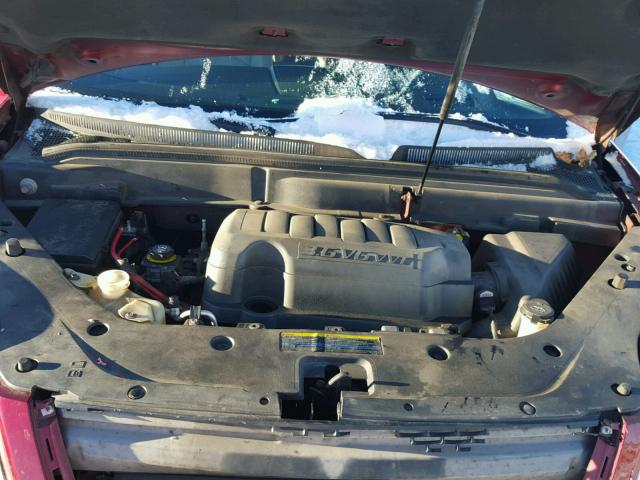 1GKEV33728J144337 - 2008 GMC ACADIA SLT წითელი ფოტო 7