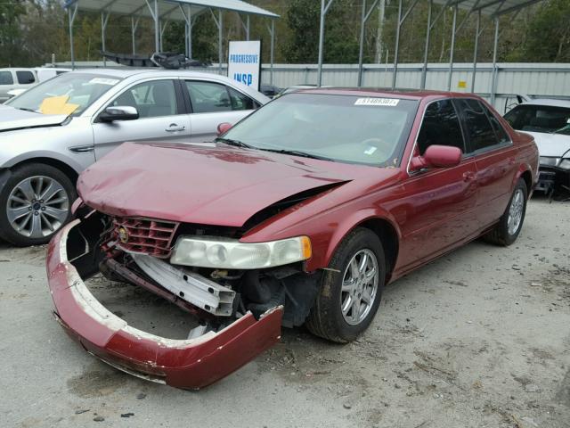 1G6KY5499XU911523 - 1999 CADILLAC SEVILLE ST MAROON photo 2