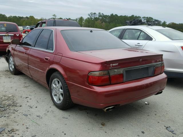 1G6KY5499XU911523 - 1999 CADILLAC SEVILLE ST MAROON photo 3