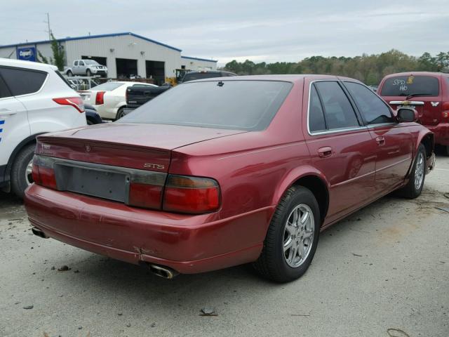 1G6KY5499XU911523 - 1999 CADILLAC SEVILLE ST MAROON photo 4