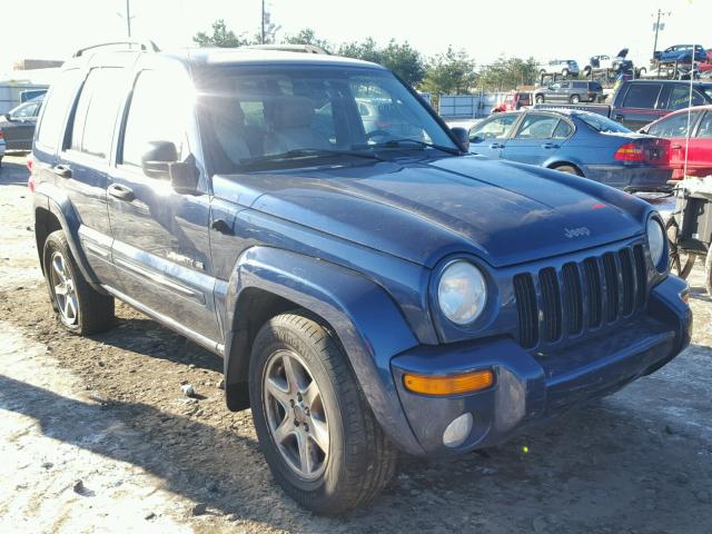 1J4GL58K73W518000 - 2003 JEEP LIBERTY LI BLUE photo 1