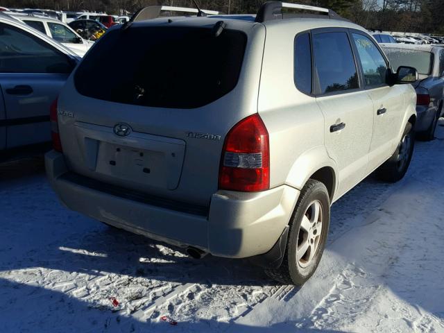 KM8JM12B96U462258 - 2006 HYUNDAI TUCSON GL GOLD photo 4