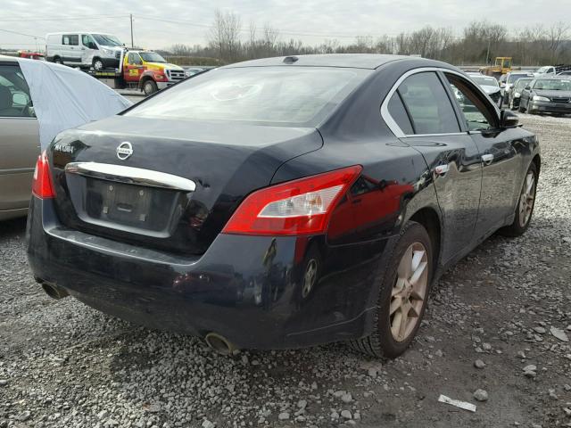 1N4AA5AP0BC859588 - 2011 NISSAN MAXIMA S BLACK photo 4