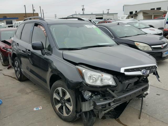 JF2SJADCXJH459749 - 2018 SUBARU FORESTER 2 GRAY photo 1