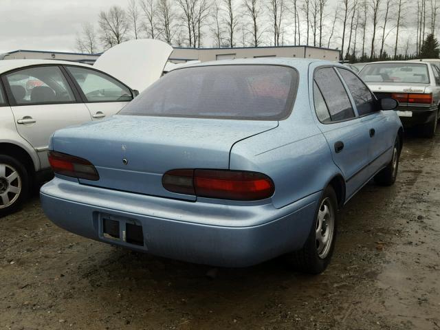 1Y1SK5361RZ065122 - 1994 GEO PRIZM BASE BLUE photo 4