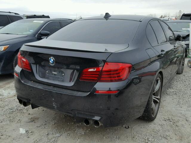 WBSFV9C50ED097491 - 2014 BMW M5 BLACK photo 4