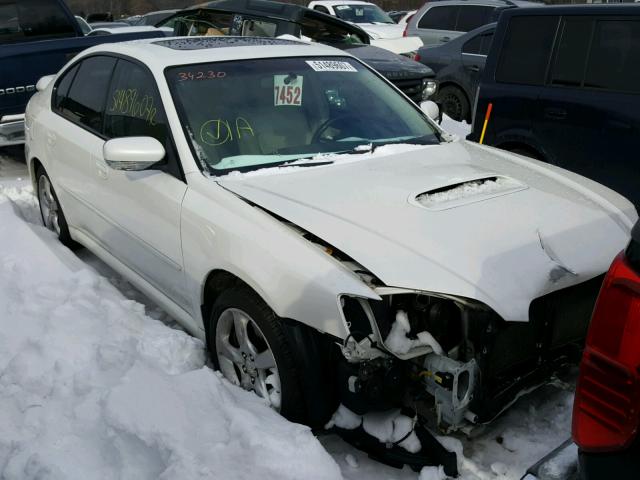 4S3BL676364202278 - 2006 SUBARU LEGACY GT WHITE photo 1