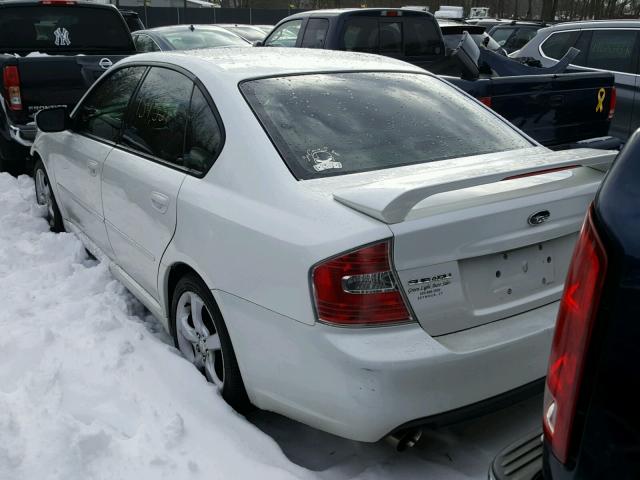 4S3BL676364202278 - 2006 SUBARU LEGACY GT WHITE photo 3