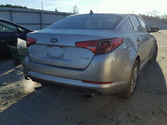 5XXGN4A78CG033995 - 2012 KIA OPTIMA EX SILVER photo 4