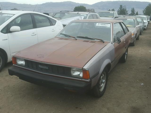 JT2TE72L4B0684268 - 1981 TOYOTA COROLLA DE BROWN photo 2