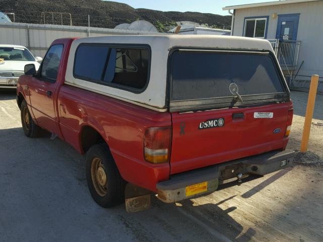 1FTCR10A0TUC48229 - 1996 FORD RANGER RED photo 3