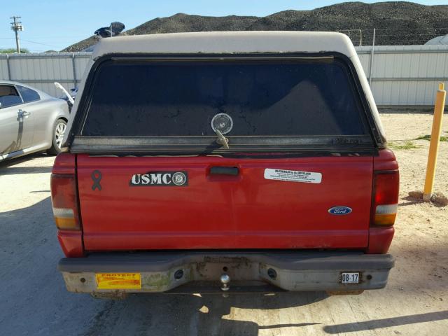 1FTCR10A0TUC48229 - 1996 FORD RANGER RED photo 6