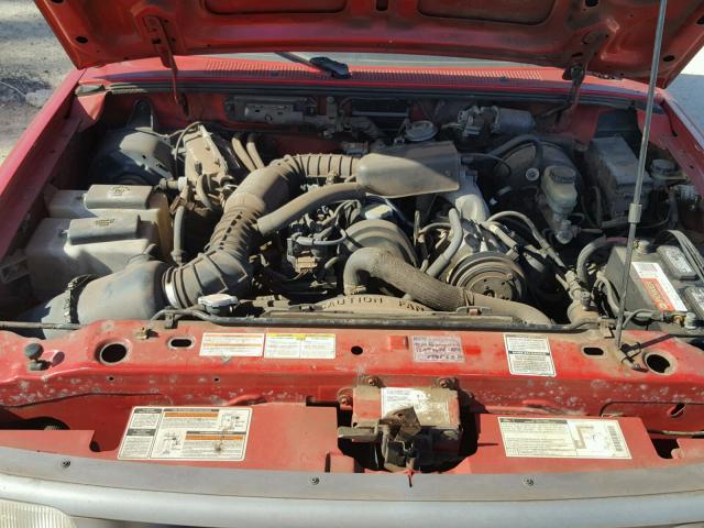 1FTCR10A0TUC48229 - 1996 FORD RANGER RED photo 7